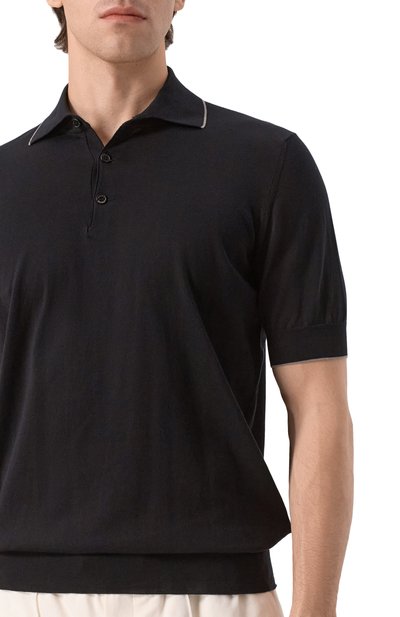 Хлопковое поло BRUNELLO CUCINELLI, арт. M29805205, фото 5