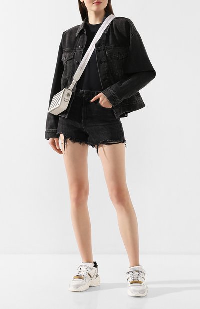 Джинсовые шорты ALEXANDER WANG, арт. 4DC1204664, фото 2