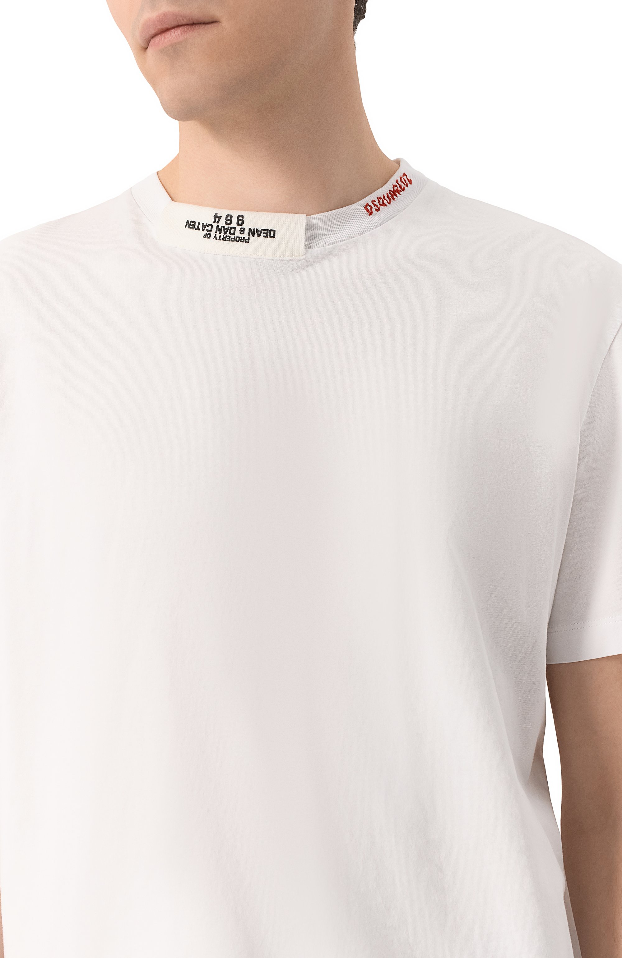 Хлопковая футболка DSQUARED2, арт. S74GD1417/D20020, фото 5