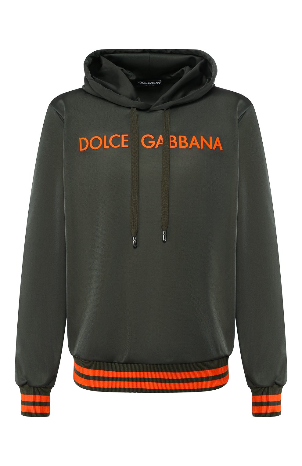 Худи DOLCE & GABBANA зеленого цвета по цене 89950 руб., арт. G9JQ3T/G7RAX, фото 1 Худи DOLCE & GABBANA, арт. G9JQ3T/G7RAX, фото 1