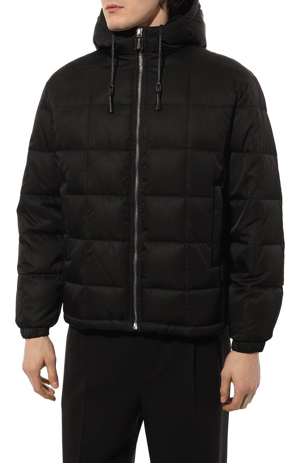 Пуховик с п�одкладкой из нутрии PRADA, арт. SGX176-1GQT-F0002-162, фото 3