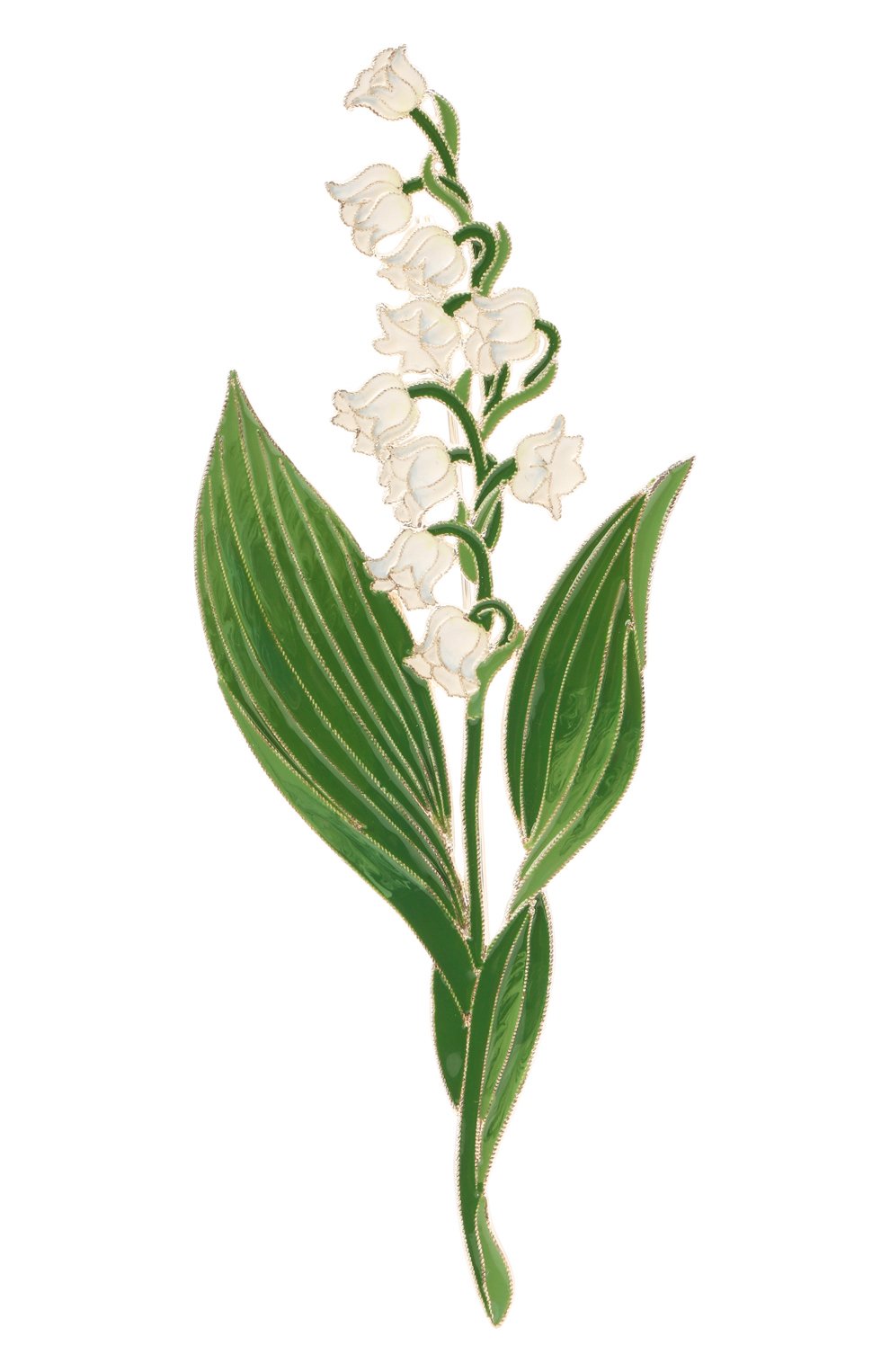 Брошь ландыш РУССКИЕ САМОЦВЕТЫ, арт. 41500, фото 1