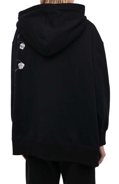Хлопковое худи VALENTINO, арт. UB0MF07M5YN, фото 4