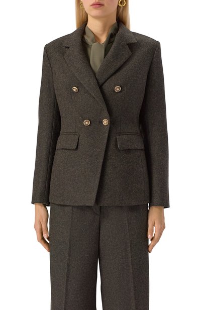 Жакет SEVEN LAB хаки цвета по цене 30870 руб., арт. 225-S-W-10-51-095, фото 3 Жакет SEVEN LAB, арт. 225-S-W-10-51-095, фото 3