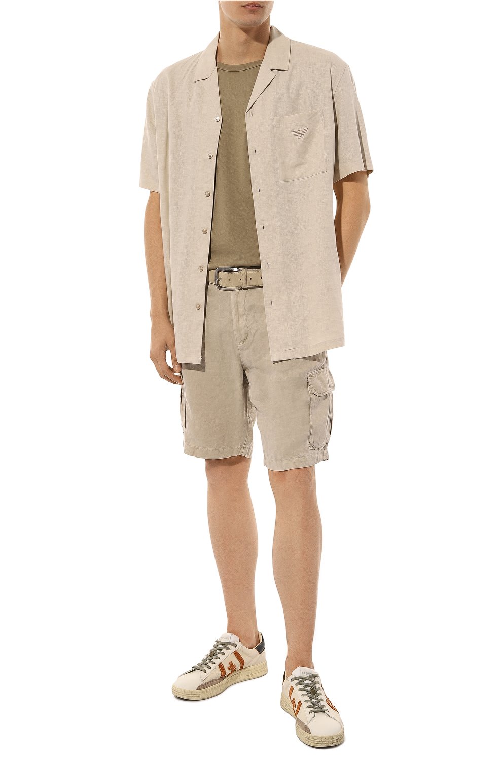 Льняные шорты MC2 SAINT BARTH, арт. STBM/R0DI/04434F, фото 2