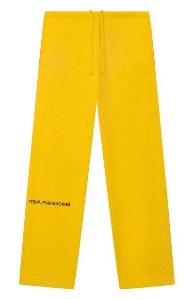 Хлопковые брюки ГОША РУБЧИНСКИЙ, арт. SWP_0301_YELLOW