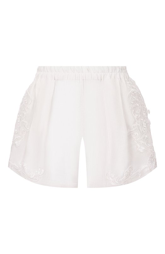 Льняные шорты Maurizio W01320781 Белый W01320781