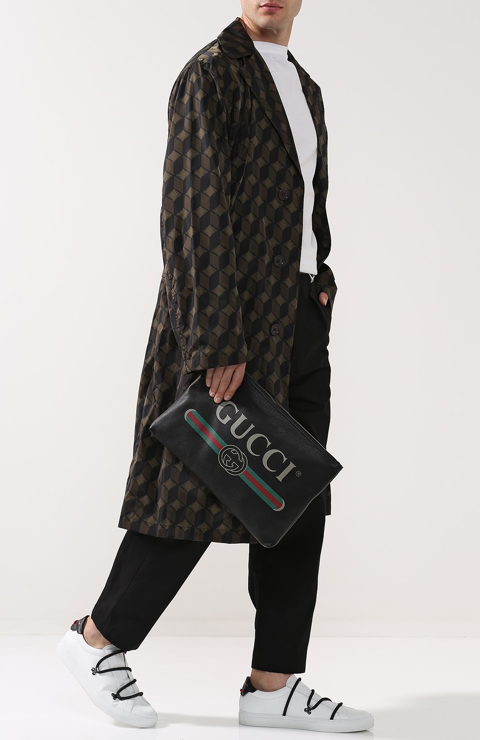 Кожаная папка для документов на молнии GUCCI, арт. 500984/0GCAT, фото 2