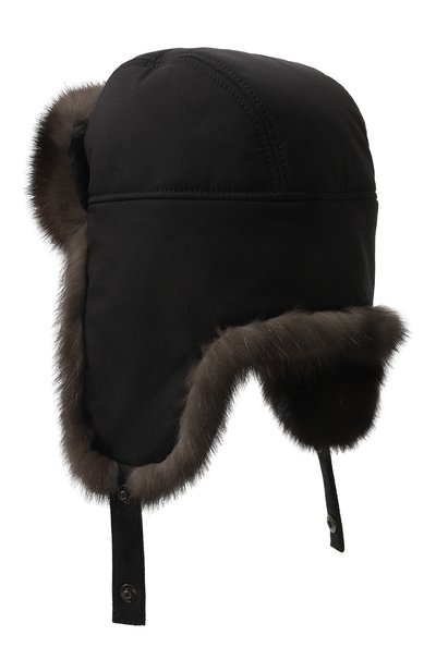 Шапка-ушанка из меха соболя BLACK SABLE, арт. BS-47CAF9, фото 2