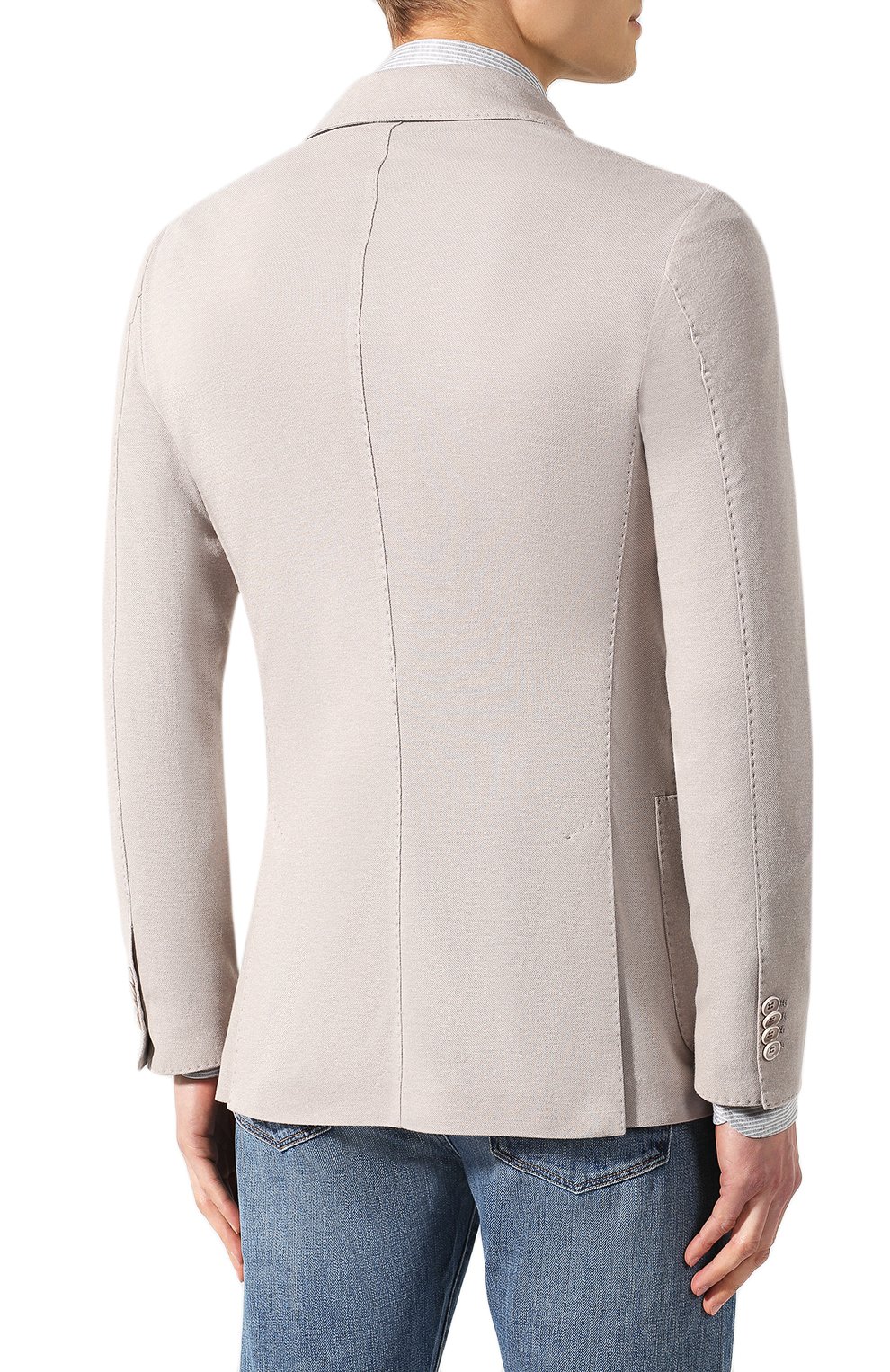 Пиджак из хлопка и шелка LORO PIANA, арт. FAE8388, фото 4