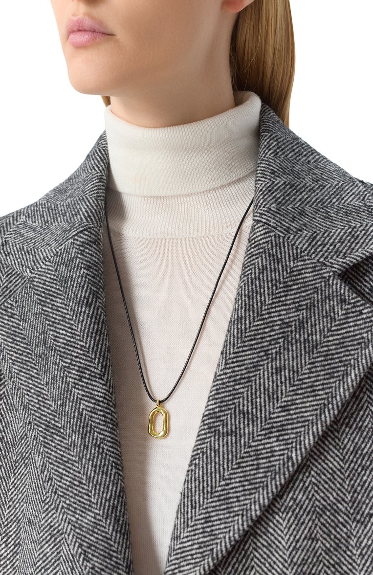 Женская подвеска isa COPINE JEWELRY золотого цвета, арт. ISAG | Фото 2 (Нос: Не проставлено; Региональные ограничения белый список (Axapta Mercury): Не проставлено; Материал: Серебро)