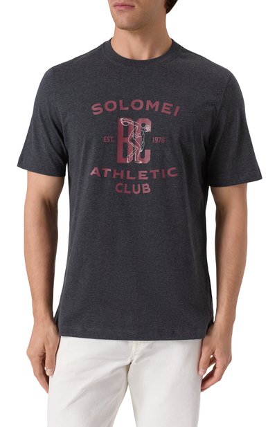 Хлопковая футболка BRUNELLO CUCINELLI, арт. M0B133386G, фото 3