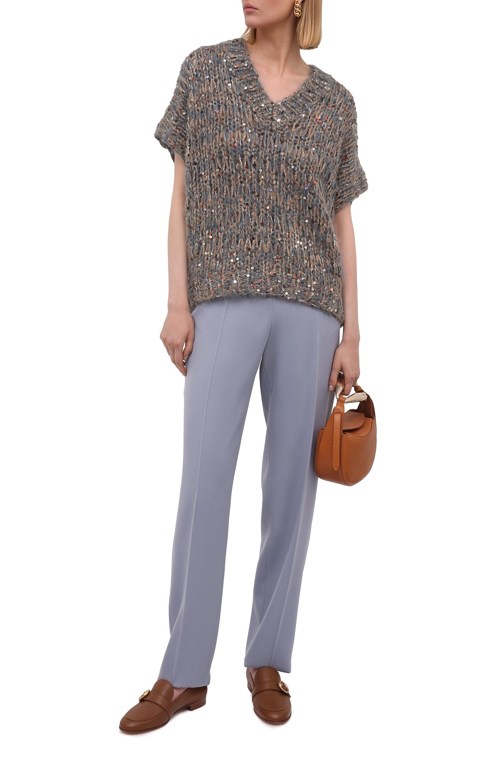 Жилет из шерсти и хлопка BRUNELLO CUCINELLI, арт. MBN622002, фото 2