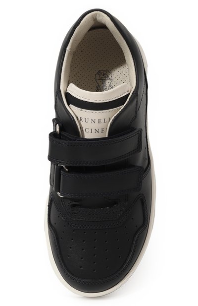 Кожаные кеды BRUNELLO CUCINELLI, арт. BBTPIZS142, фото 4