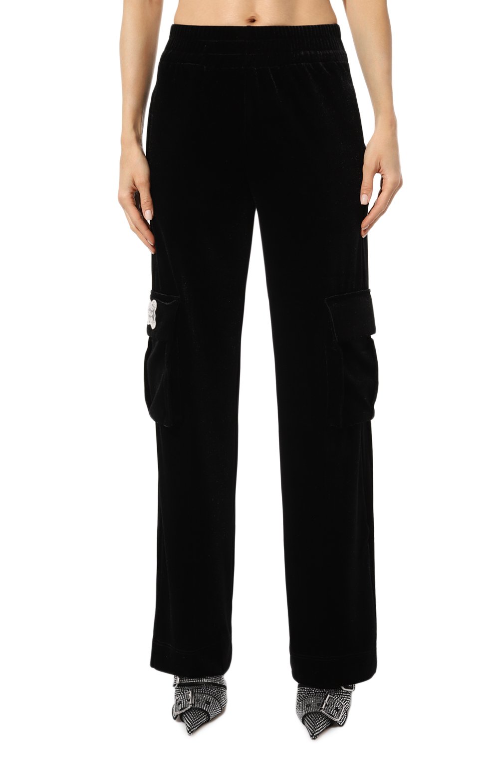 Брюки-карго OFF-WHITE черного цвета по цене 69550 руб., арт. 0WVI012F24FAB001, фото 3 Брюки-карго OFF-WHITE, арт. 0WVI012F24FAB001, фото 3