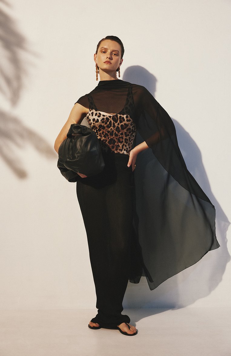 Женский слитный купальник DOLCE & GABBANA леопардового цвета, арт. 09A46J/0N011 | Фото 4 (Длина Ж (юбки, платья, шорты): Мини; Материал внешний: Синтетический материал; Женское Кросс-КТ: Слитные купальники; Автоматизация состава: Проставлено; Размерность: Идёт в размер; Автоматизация ТО: Проставлено)