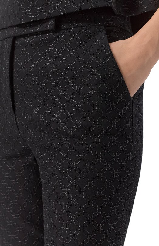 Брюки из вискозы Dorothee Schumacher 348043 Чёрный  348043 Фото 5