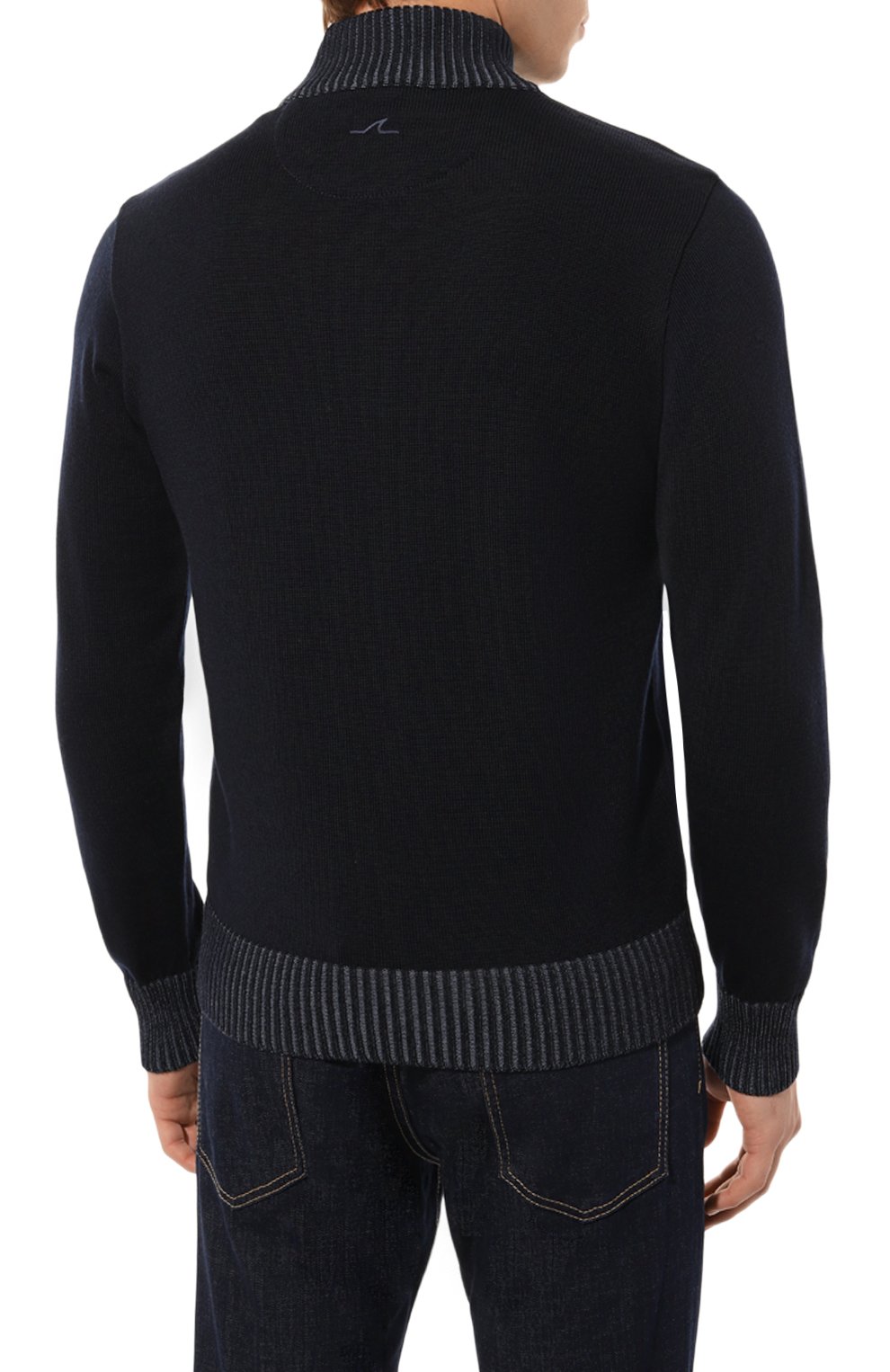 Шерстяной джемпер PAUL&SHARK темно-синего цвета по цене 43600 руб., арт. 14311117, фото 4 Шерстяной джемпер PAUL&SHARK, арт. 14311117, фото 4