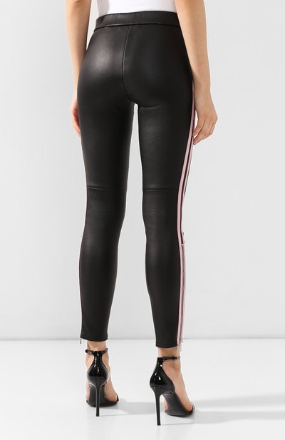 Кожаные брюки ALEXANDER MCQUEEN, арт. 585024/Q5AA8, фото 4