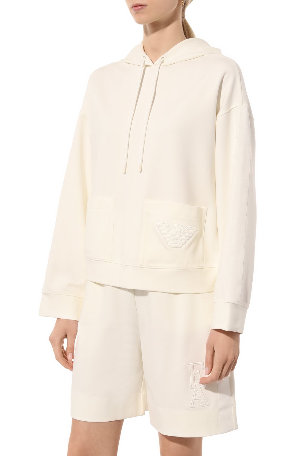 Худи из вискозы EMPORIO ARMANI, арт. 3D2M6J/2JRZZ, фото 3