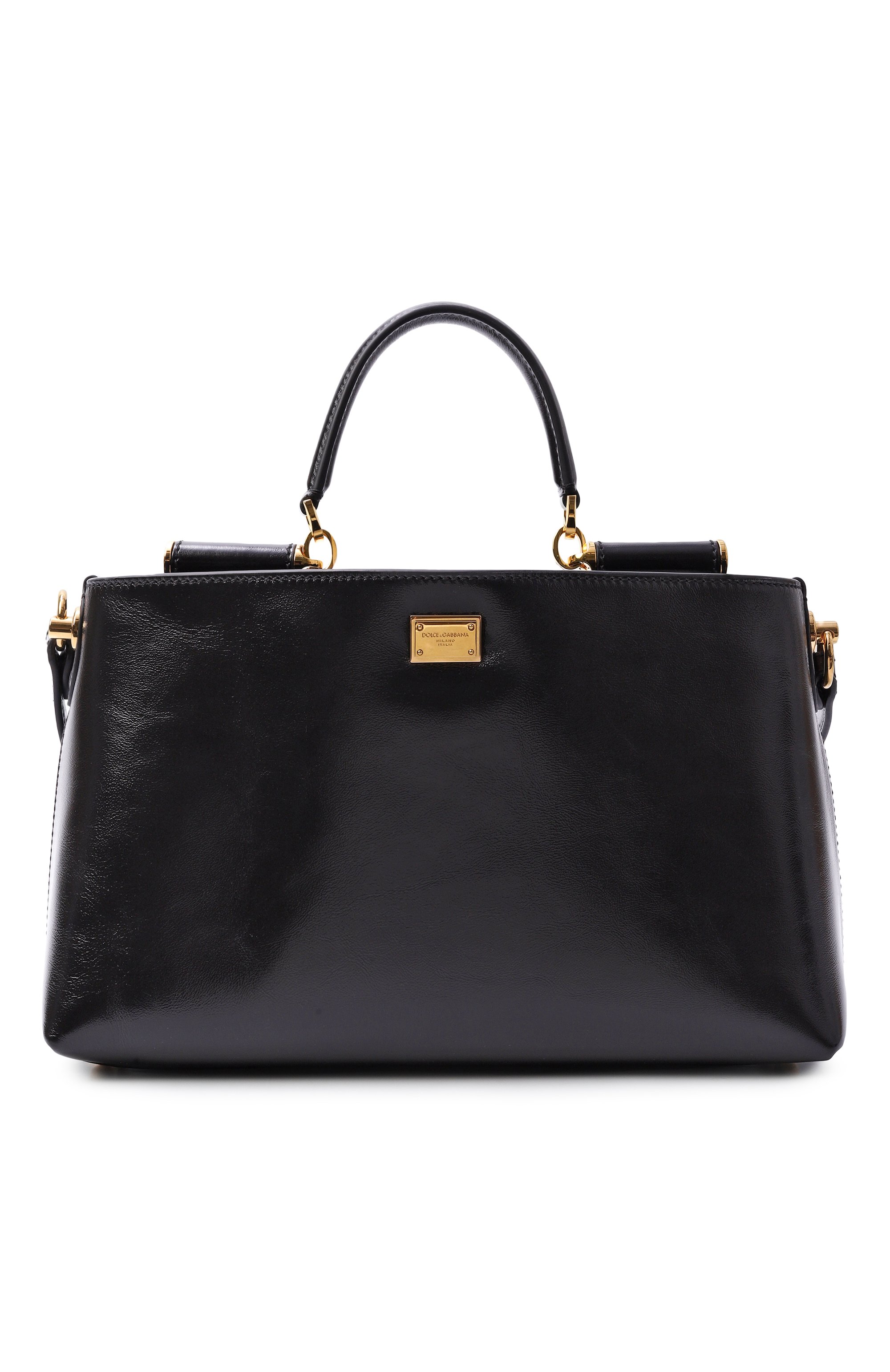 Сумка vittoria DOLCE & GABBANA черного цвета по цене 241500 руб., арт. BB7896/AZ000, фото 1 Сумка vittoria DOLCE & GABBANA, арт. BB7896/AZ000, фото 1