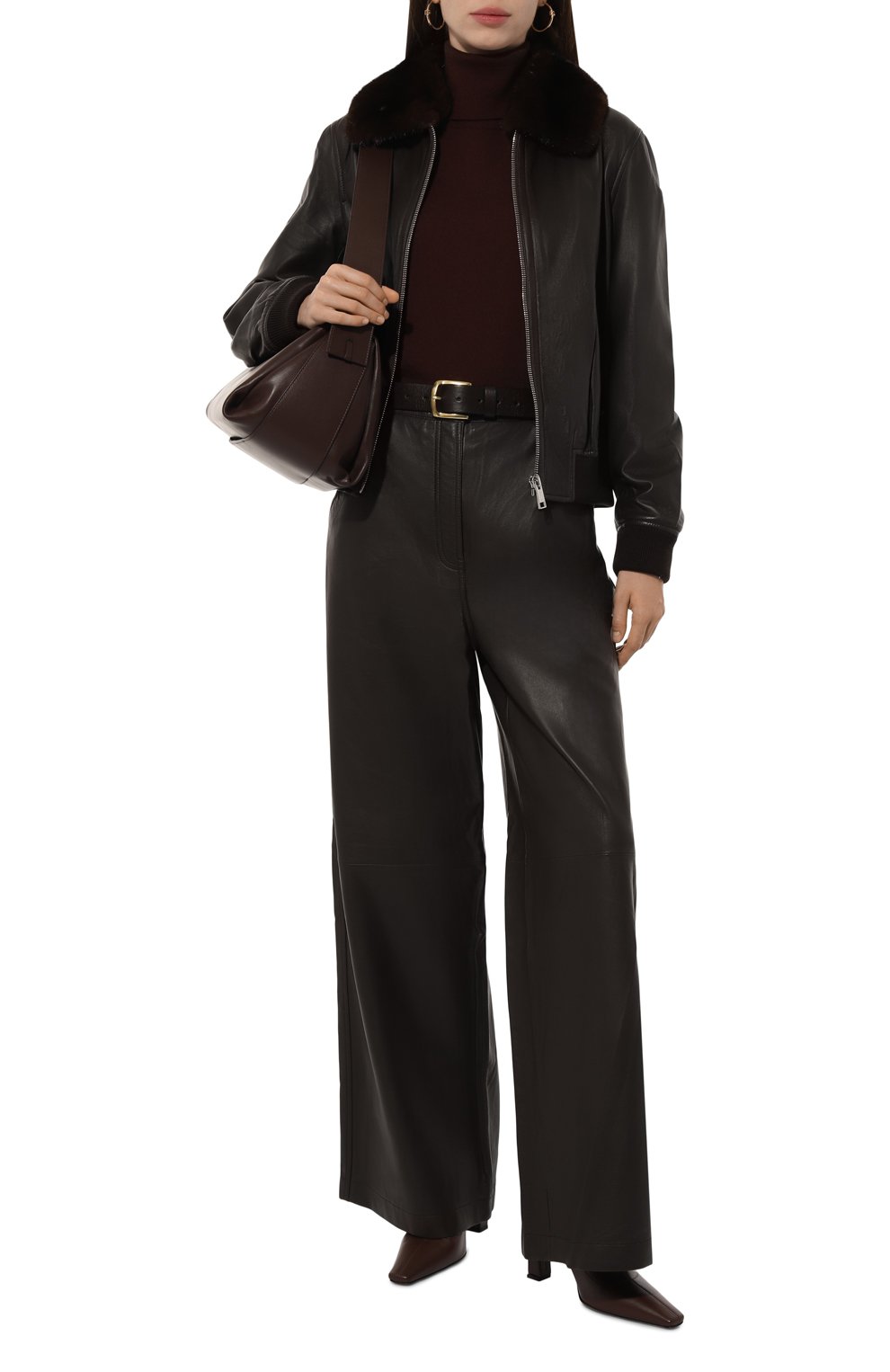 Кожаная куртка YVES SALOMON, арт. 25WYV21750APXX, фото 2