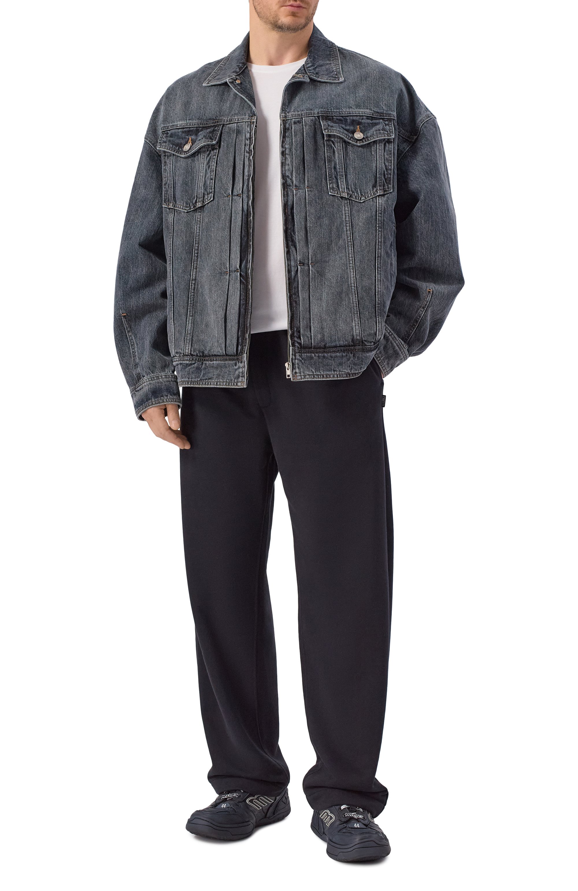 Кожаные кеды hamptons BALENCIAGA, арт. 841765/WCURB, фото 2