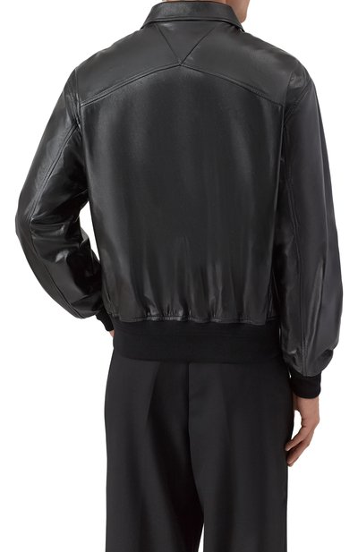 Кожаный бомбер BOTTEGA VENETA, арт. 785266/V5AC0, фото 4
