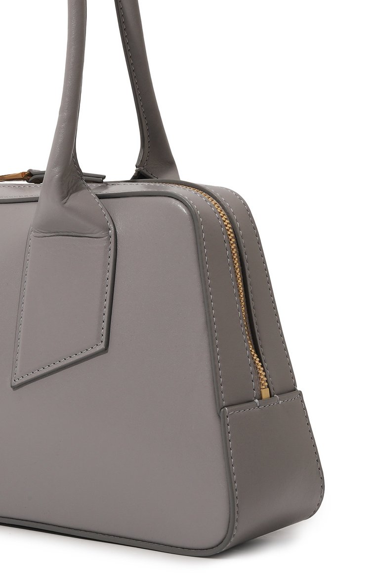 Женская сумка bauletto medium N21 серого цвета, арт. 24IBP0975 | Фото 3 (Материал: Натуральная кожа; Размер: medium)