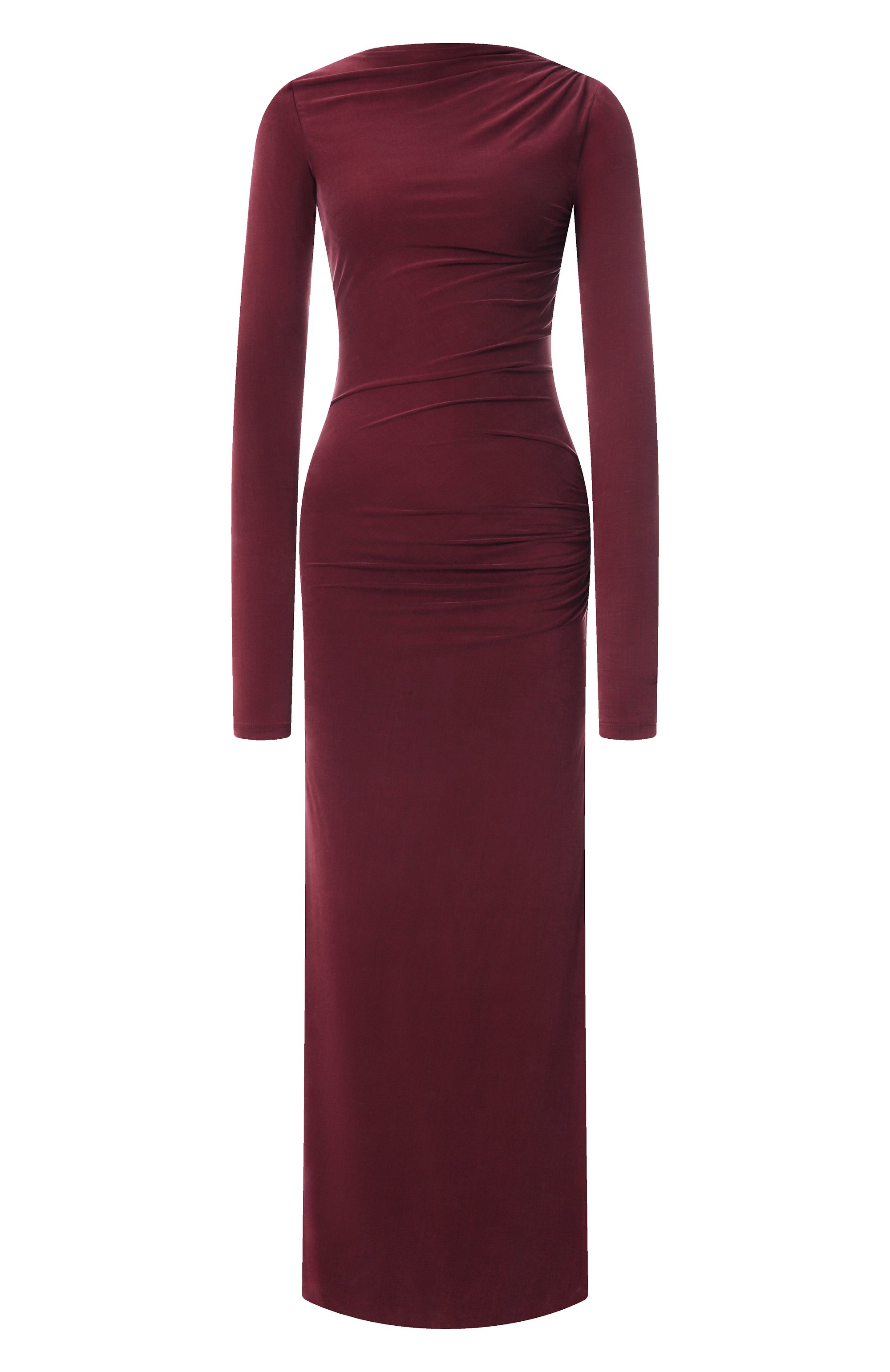 Платье THE ANDAMANE бордового цвета по цене 84950 руб., арт. T180129A/TJV045, фото 1 Платье THE ANDAMANE, арт. T180129A/TJV045, фото 1