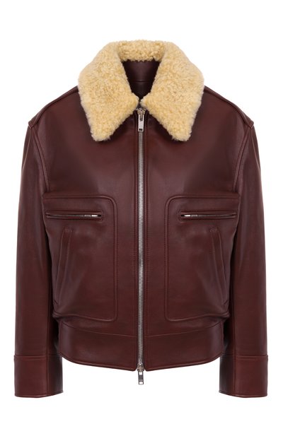 Женская кожаная куртка BOTTEGA VENETA, арт. 832380/V5MF0