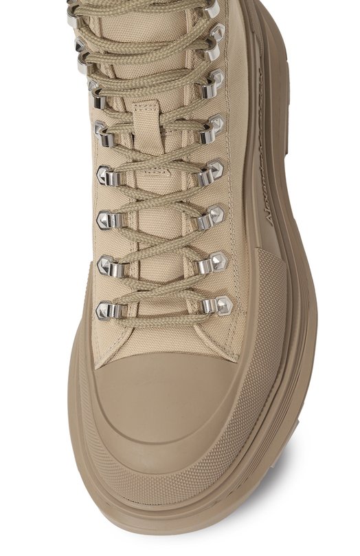Текстильные ботинки Tread Slick Alexander McQueen 735816W4MV1 7732 Бежевый  735816W4MV1 7732 Фото 6