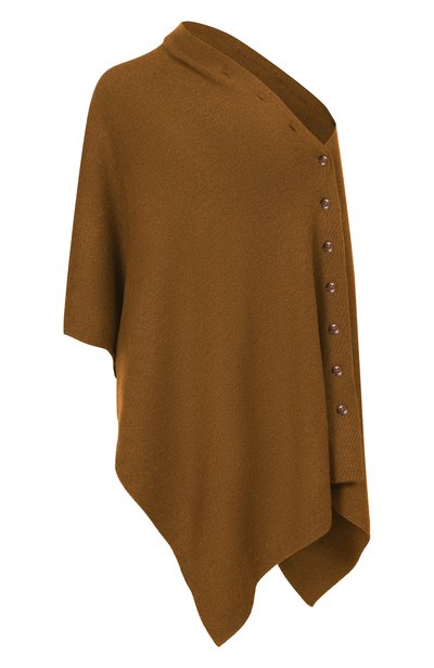 Женская шерстяная накидка YUZEFI, арт. H0ME-BUTT0NED SCARF