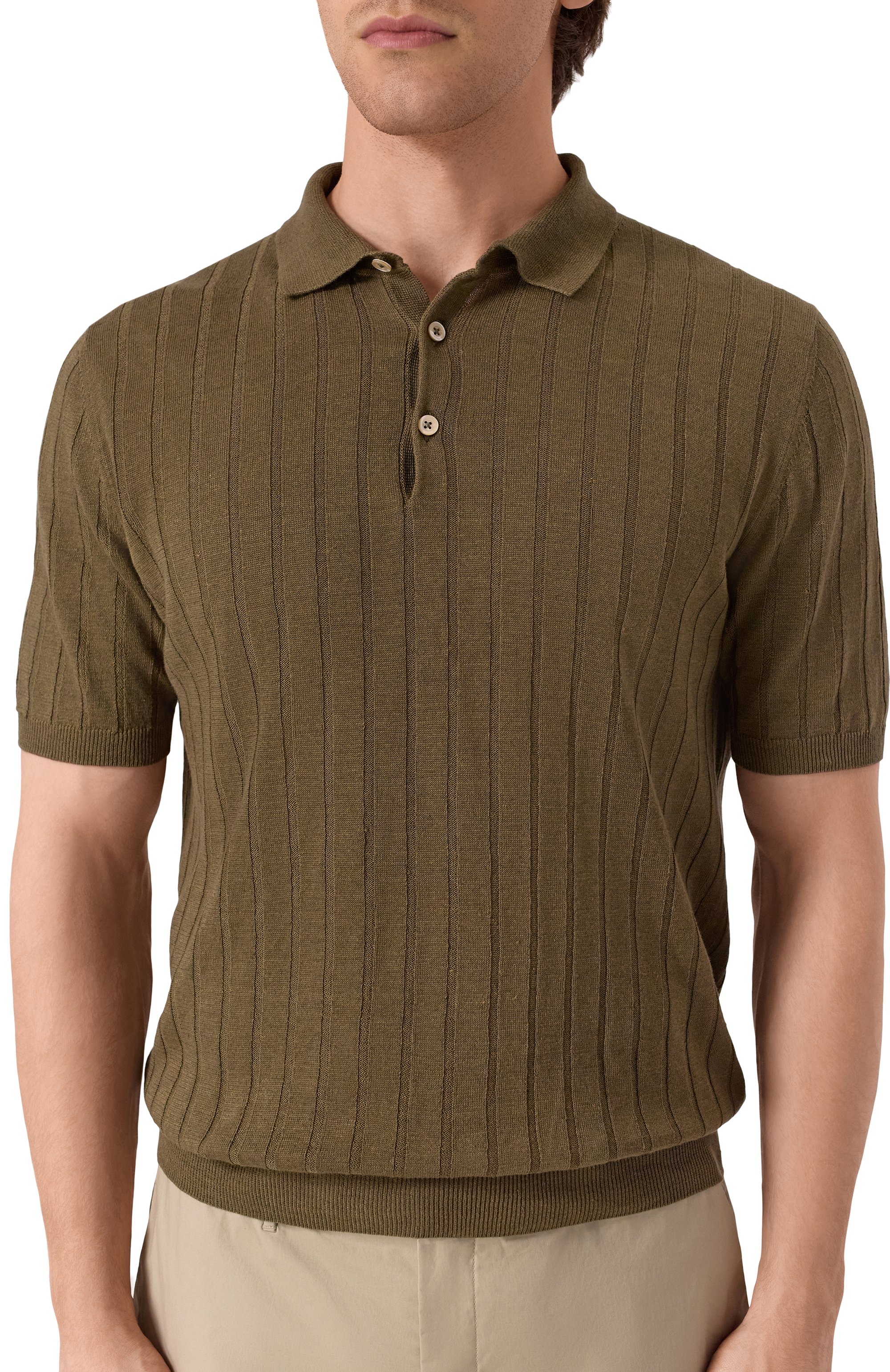 Поло изо льна и хлопка BOGLIOLI, арт. 91303/SB5808, фото 5