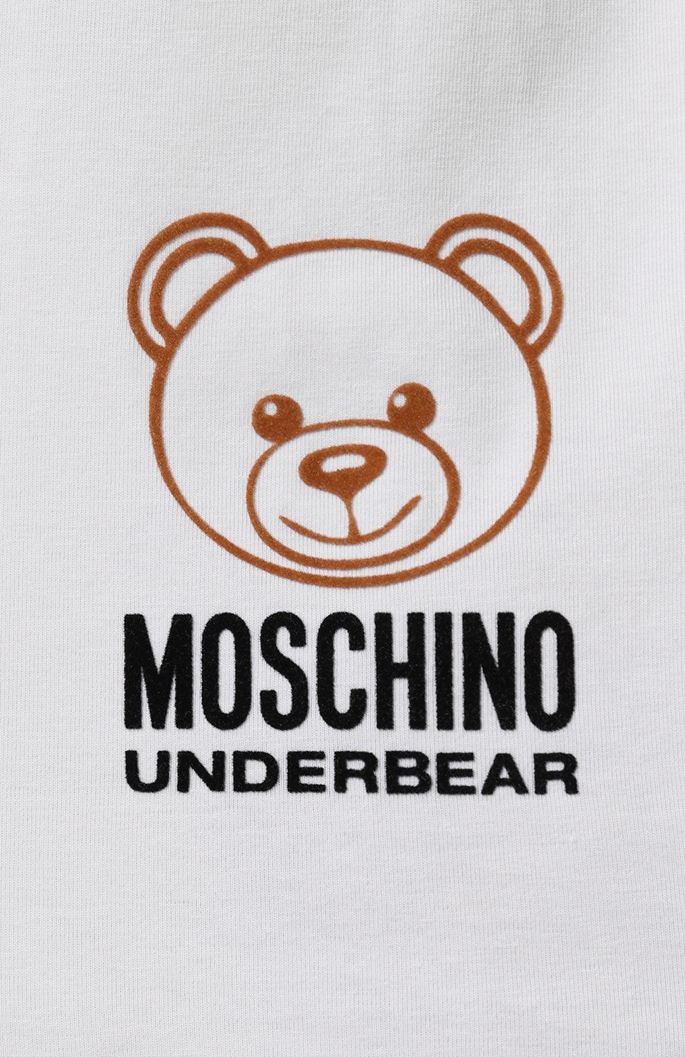 Хлопковая футболка MOSCHINO белого цвета по цене 12850 руб., арт. A0701/4406, фото 5 Хлопковая футболка MOSCHINO, арт. A0701/4406, фото 5