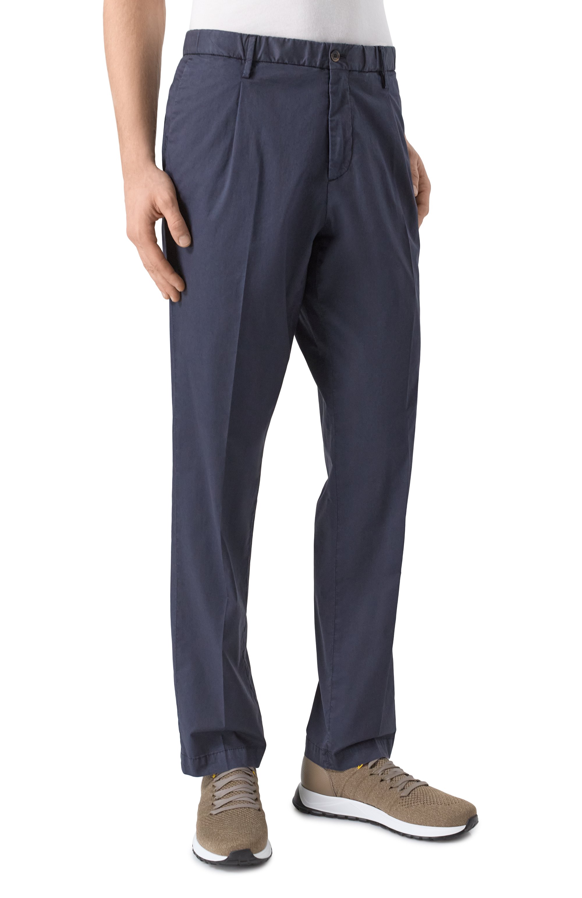 Брюки из лиоцелла и хлопка CORNELIANI, арт. 254ED6-2520127, фото 3