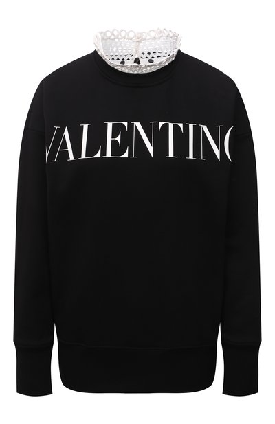 Женский хлопковый свитш от VALENTINO, арт. WB0MF12V6PG