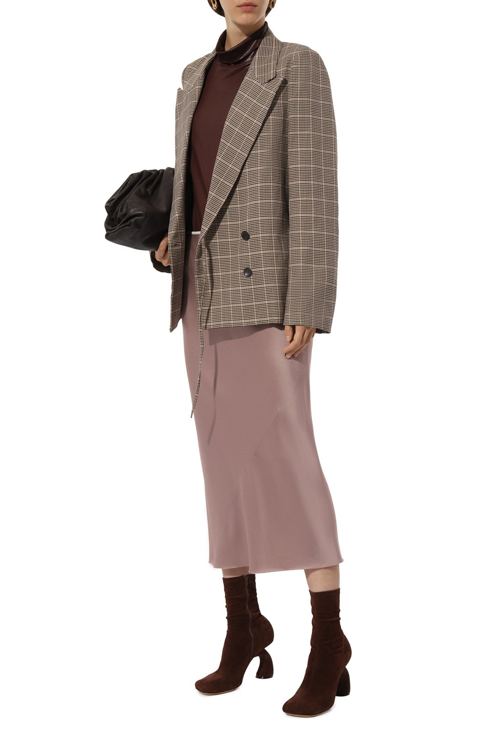 Юбка DRIES VAN NOTEN светло-розового цвета по цене 48300 руб., арт. 242-010802-9067, фото 2 Юбка DRIES VAN NOTEN, арт. 242-010802-9067, фото 2