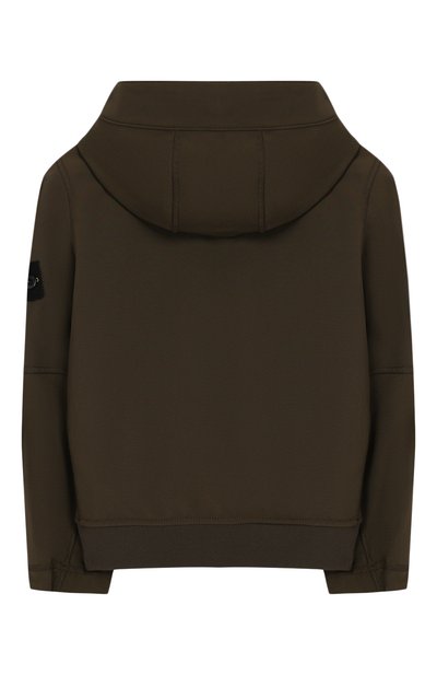 Ветровка с капюшоном STONE ISLAND хаки цвета по цене 19950 руб., арт. 701640234/6-8, фото 2 Ветровка с капюшоном STONE ISLAND, арт. 701640234/6-8, фото 2