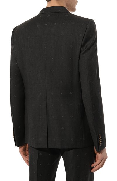 Шерстяной костюм GUCCI черного цвета по цене 285120 руб., арт. 473218 Z559J, фото 3 Шерстяной костюм GUCCI, арт. 473218 Z559J, фото 3