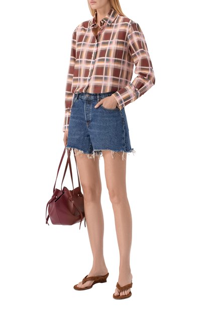 Рубашка из хлопка и шелка FRAME DENIM, арт. WE26WSH023/THE B0Y SHIRT, фото 2