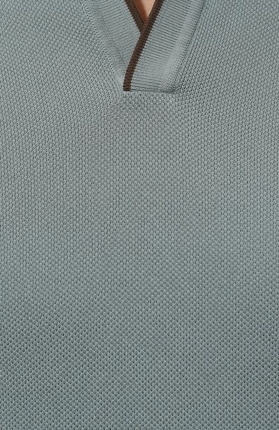 Хлопковое поло  GRAN SASSO, арт. 57157/20642, фото 5