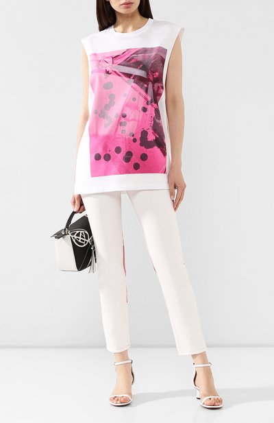 Хлопковая футболка MAISON MARGIELA белого цвета по цене 37550 руб., арт. S29NL0017/S22816, фото 2 Хлопковая футболка MAISON MARGIELA, арт. S29NL0017/S22816, фото 2