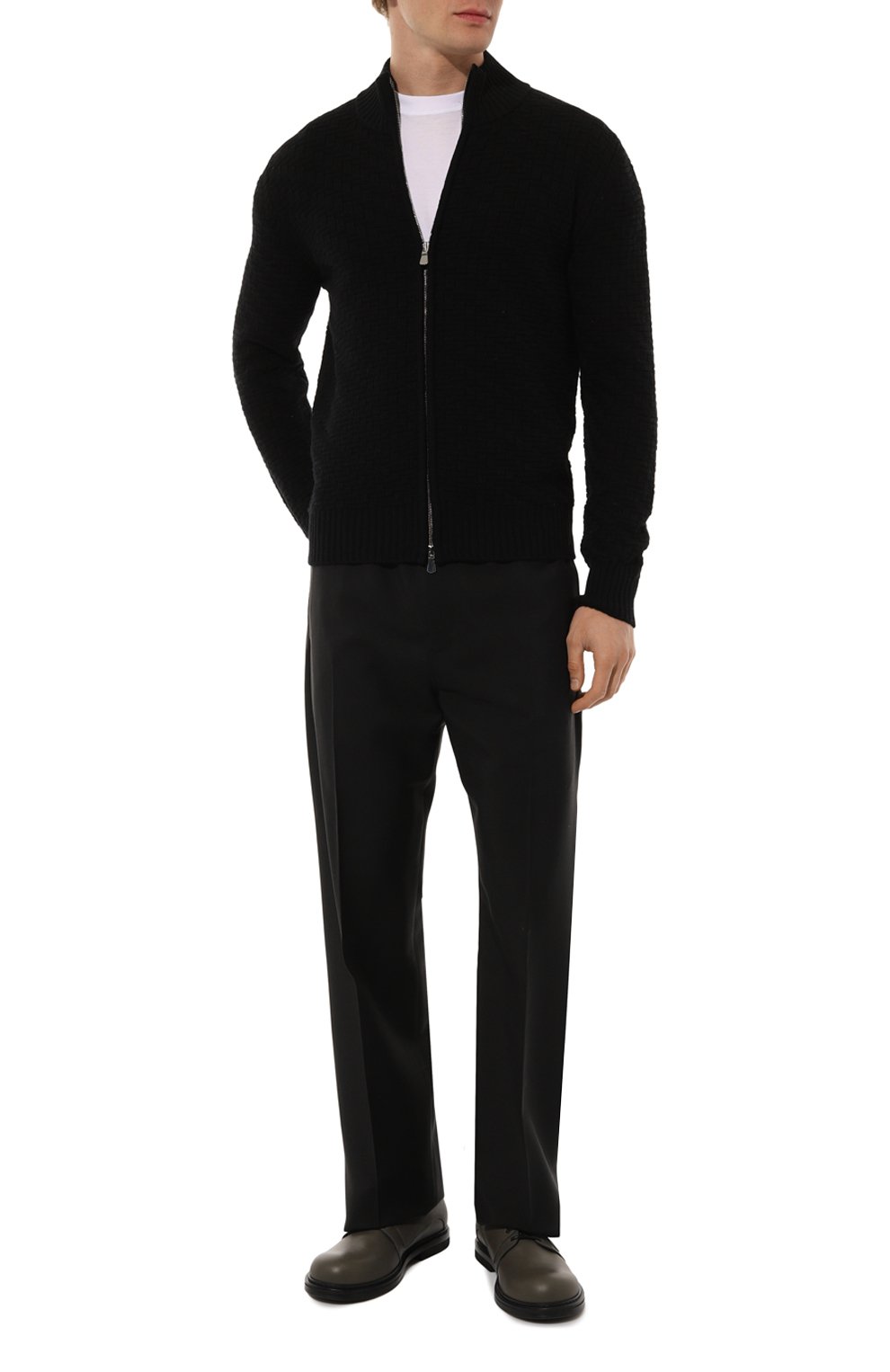 Кардиган из шерсти и кашемира ANDREA CAMPAGNA, арт. AC04, фото 2