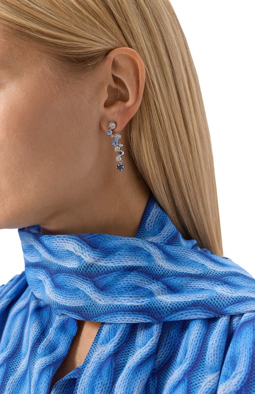 Серьги Constella Swarovski 5732775 Голубой  5732775 Фото 2