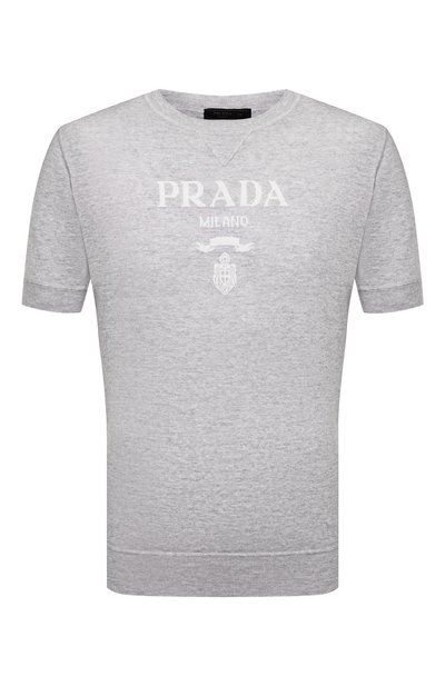 Мужской джемпер из кашемира и шерсти PRADA, арт. UMB272-1ZRR-F0031-212