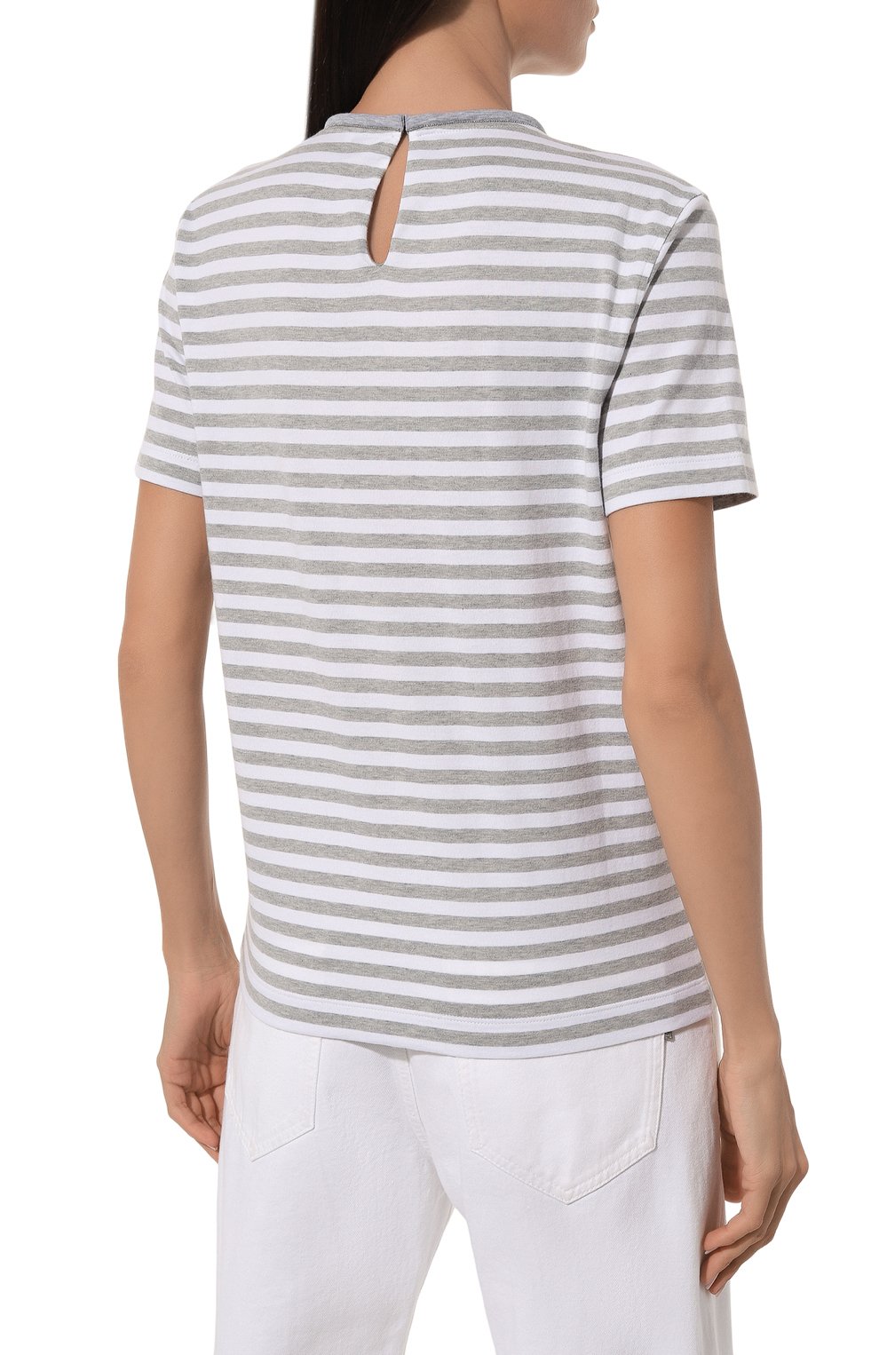 Хлопковая футболка BRUNELLO CUCINELLI, арт. MP989EK400, фото 4