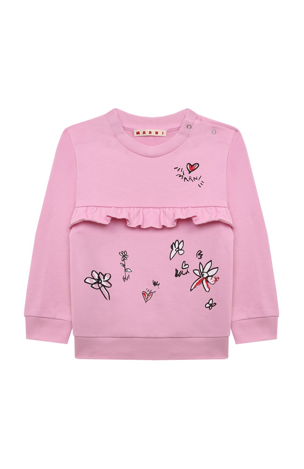 Хлопковый свитшот MARNI, арт. M01232/M00RE, фото 1