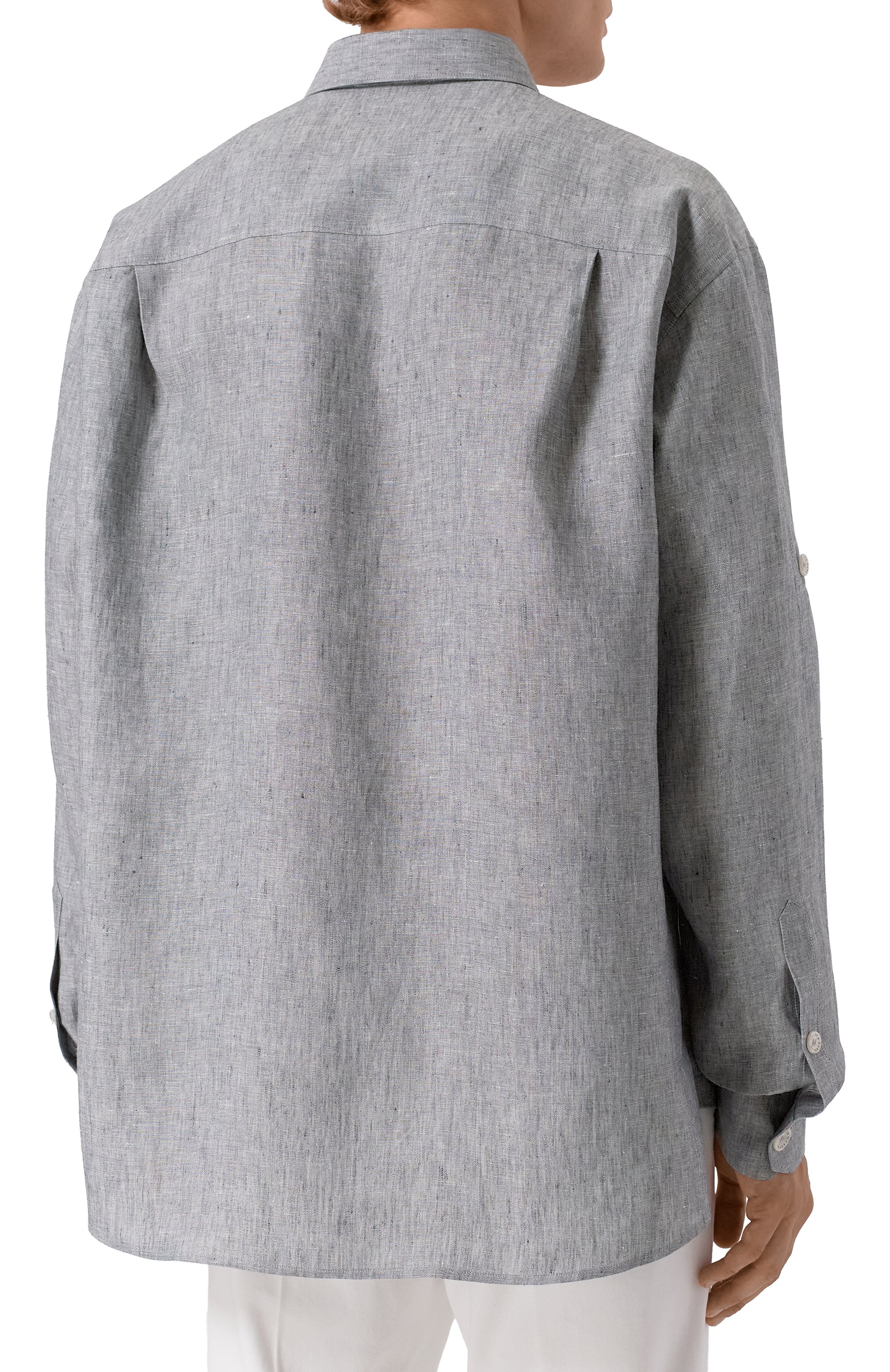 Льняная рубашка DOLCE & GABBANA, арт. G5NI3T/FU4MF, фото 4