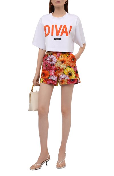 Хлопковая футболка DOLCE & GABBANA, арт. F8058Z/HU7H8, фото 2